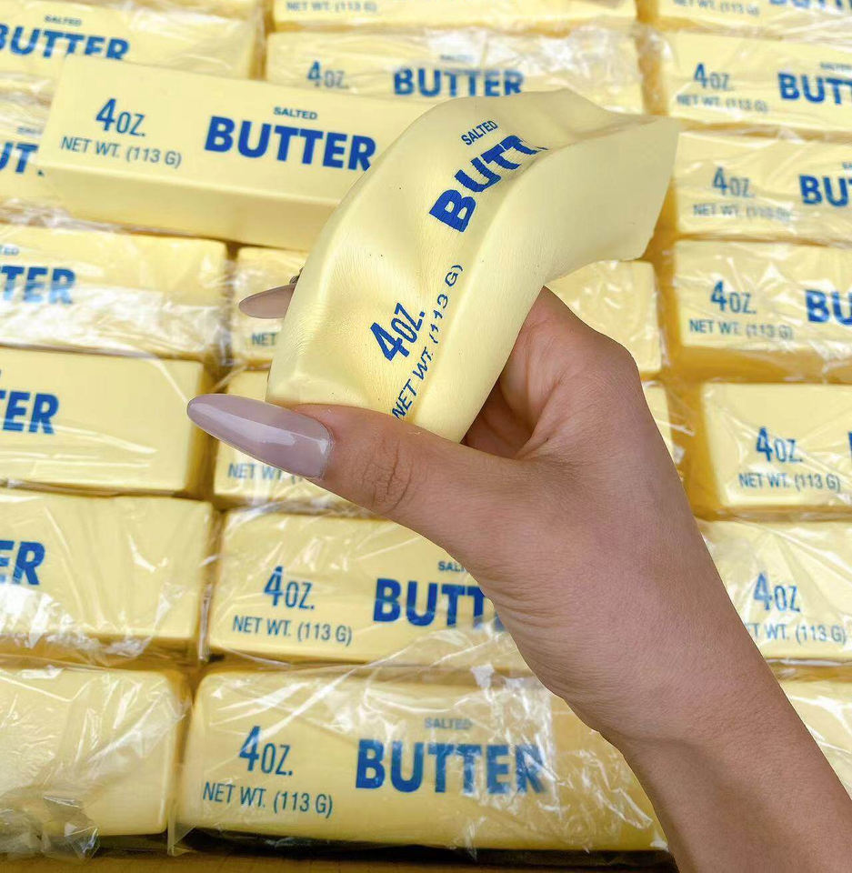 Yellow butter-stick squishy